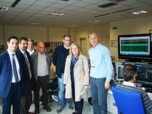 La visita al Centro Operativo  Enel di Livorno