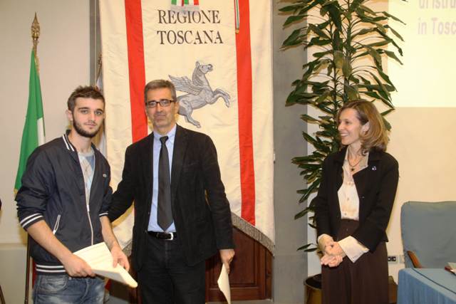 La consegna degli attestati in Regione a Firenze