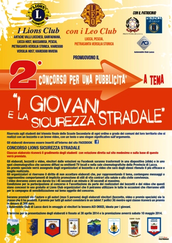 La locandina del concorso
