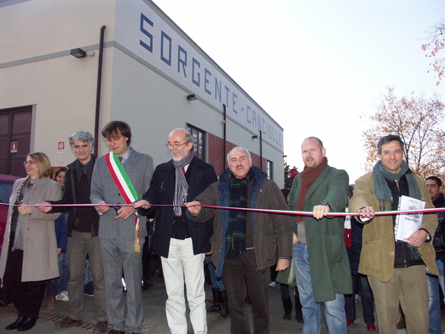 L'inaugurazione del centro di raccolta di Canciulle