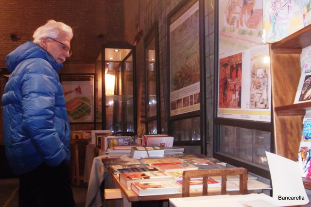 La bancarella del libro usato di San Miniato