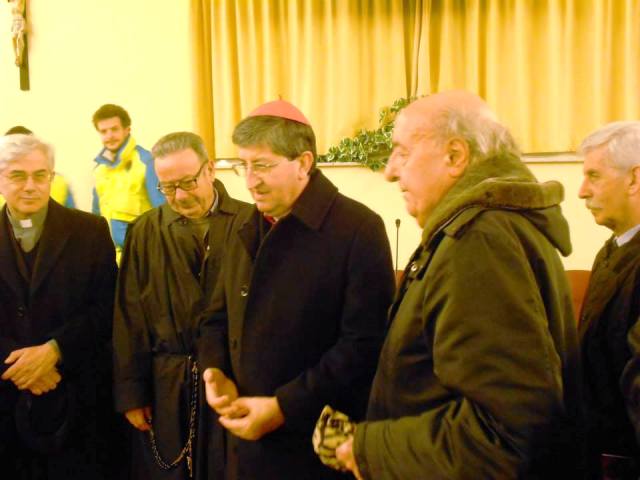 Da sinistra: Paolo Ribecchini, Giuseppe Betori e Giovanni Pagliai