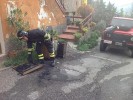 I vigili del fuoco in azione a Villamagna