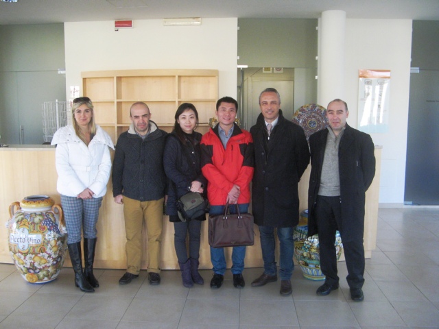 La delegazione di imprenditori cinesi in visita a Montelupo Fiorentino