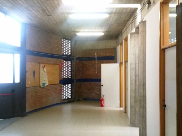 La palestra sistemata al polo scolastico di San Bartolo a Cintoia a Firenze