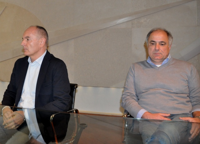 Da sinistra: Maurizio Giani e Maurizio Signorini, rispettivamente presidente e vicepresidente di Waste Recycling (foto gonews.it)