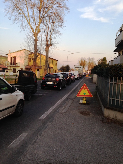 Il ponte sul rio Ganghereto a Gavena