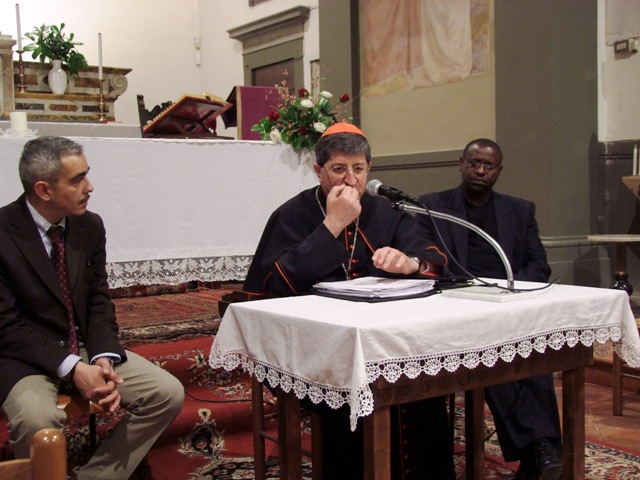 L'incontro con il cardinale Giuseppe Betori a Villanova di Empoli