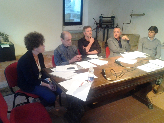 Da sinistra: Elena Bardi, Giovanni Peis, Claudio Ometto, Alessandro Giunti e Manuel Borgioli