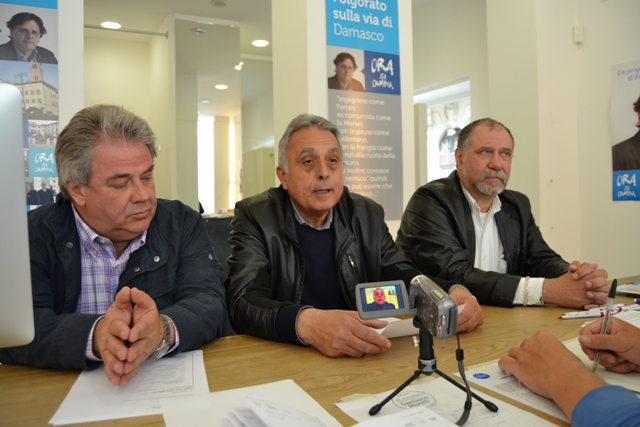 Leonardo Marchetti, Enzo Grazzini  e Andrea Soriani (foto gonews.it)