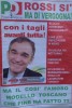 Un cartello di protesta contro Enrico Rossi