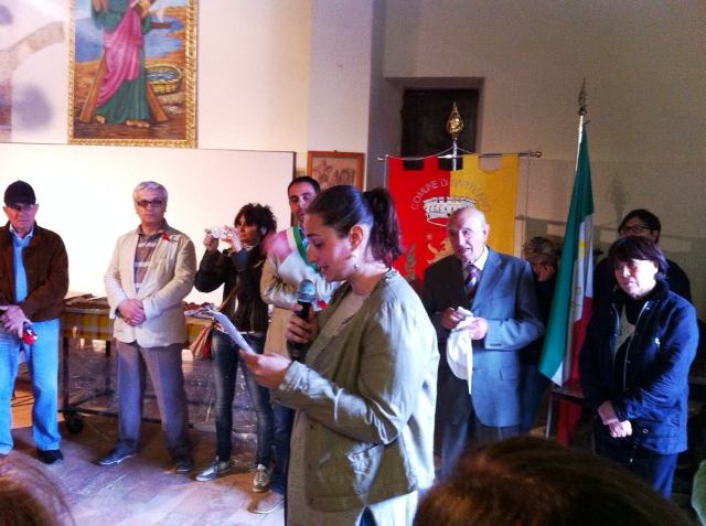 Il ricordo a Sarteano dell'anniversario di Bai Amerigo e Quirino Salvadori