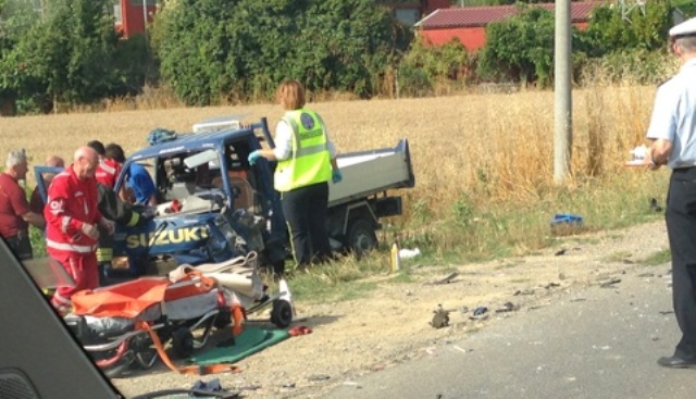 L'incidente a Certaldo in via Fiorentina