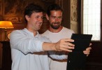 Il selfie fra Nardella e Jack Dorsey
