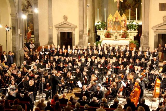 L'esecuzione della nona sinfonia di Beethoven, ultimo appuntamento dei concerti di S.Andrea a Empoli