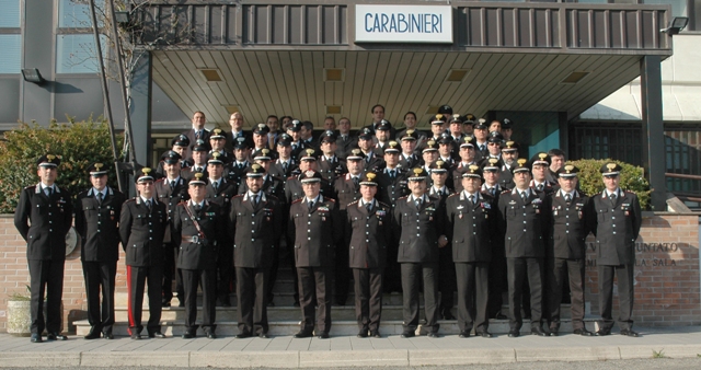 Il generale Alberto Mosca in visita al comando provinciale dei