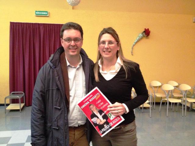 Nicola Danti torna da Simona Rossetti l'aspirante europarlamentare