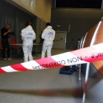 Polizia scientifica in azione