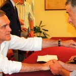 La visita del presidente della Regione Enrico Rossi al centro di accoglienza San Girolamo Emiliani (foto gonews.it)