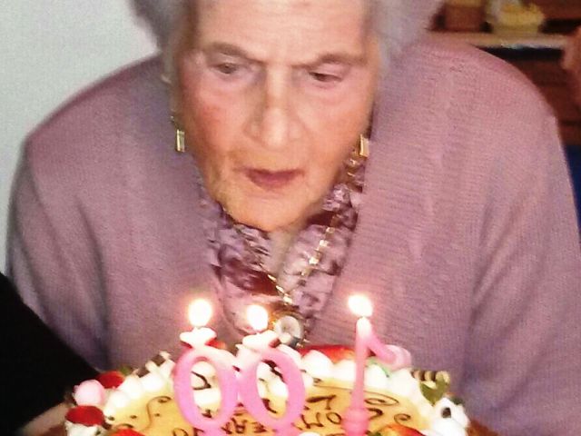 100 anni Luisa del Gobbo